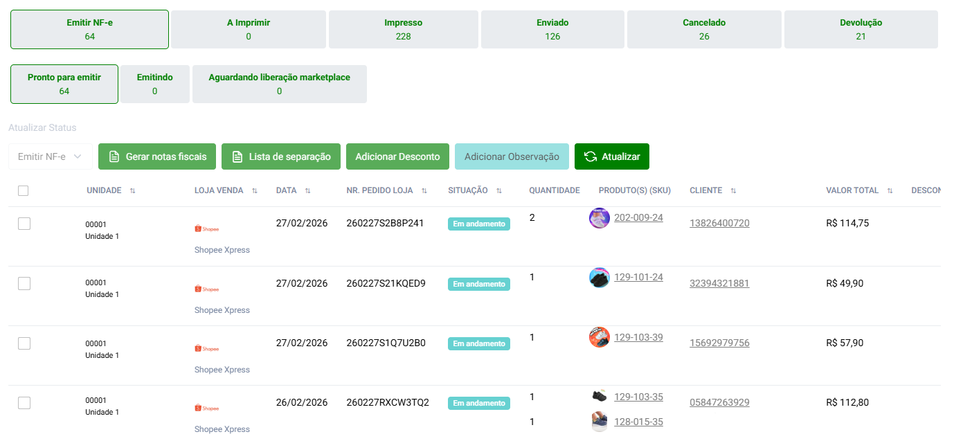 Gestão Automática de Pedidos – Novectus